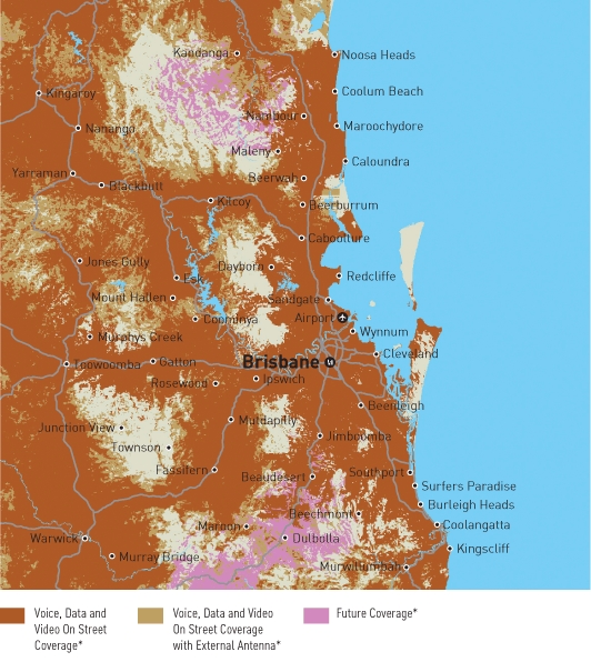 Brisbane Coverage Map