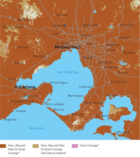 Melbourne Coverage Map