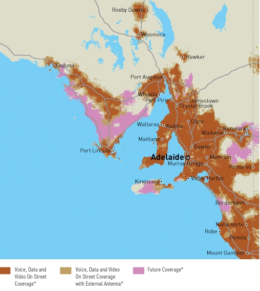 SA Coverage Map